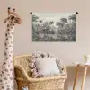 Tropisch - Landschap - Illustratie Wandkleed katoen klein -wsfeer5_kind