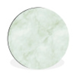 Groen - Marmer - Vloeiende aders Wandcirkel aluminium klein 190 -3d