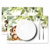 Aap - Watercolor - Bladeren - Kind - Dieren Placemat vinyl groot -zzsfeer2_Kitchenyeah-website