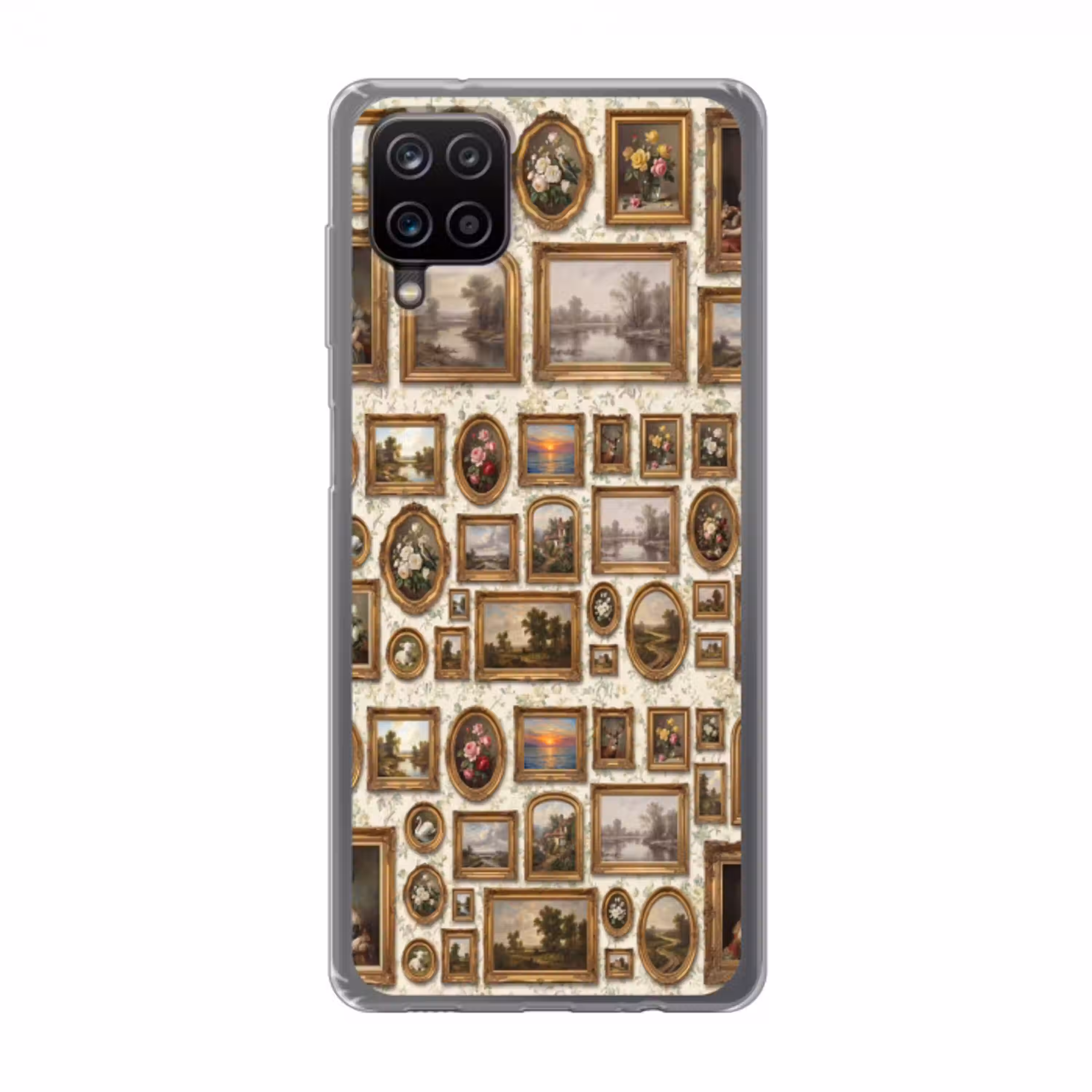 Bloemen - Roze - Stilleven - Klassiek Telefoonhoesje Samsung Galaxy A12 klein -3d