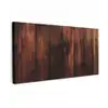 Hout - Planken - Vintage - Donkerbruin Tuinposter op houten frame 2 cm dik xxl -3d