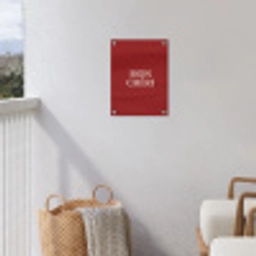 Rood - Frans - Quotes tuinposter los doek klein -sfeer8