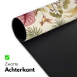 Vogels - Tropisch - Botanisch - Roze Muismat XXL klein -sfeer2