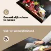 Borrelplank - Stilleven - Vintage Inductie beschemer met haakjes klein -ky-schoon-nl