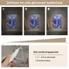 Zeemeerminnenstaart - Onderwaterplanten - Paars - Blauw Light Box met kabel klein -USP_dimbaarNL