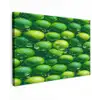Limoenen - Druppels - Groen Tuinposter op houten frame 2 cm dik klein 845 -3d