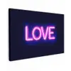 Neon - Love - Valentijn canvas 2cm klein -z3d