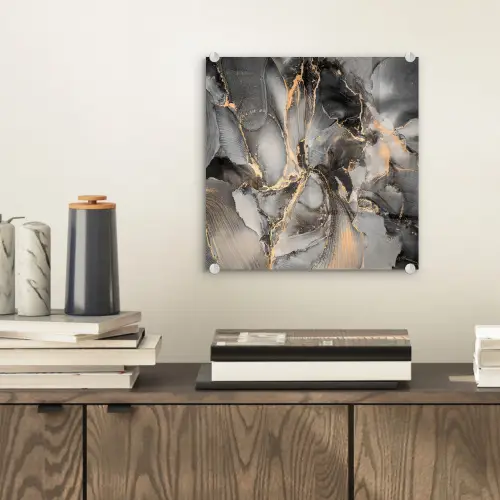 Grijs - Luxe  - Goud - Marmer plexiglas 5mm klein -sfeer1