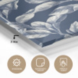 Botanisch - Patroon - Blauw plexiglas 5mm klein 11 -wsfeer2_DE