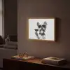 Hondje - Wijnglas - Zonnebril - Enthousiast Light Box met batterij (Wandlamp) middel -sfeer1