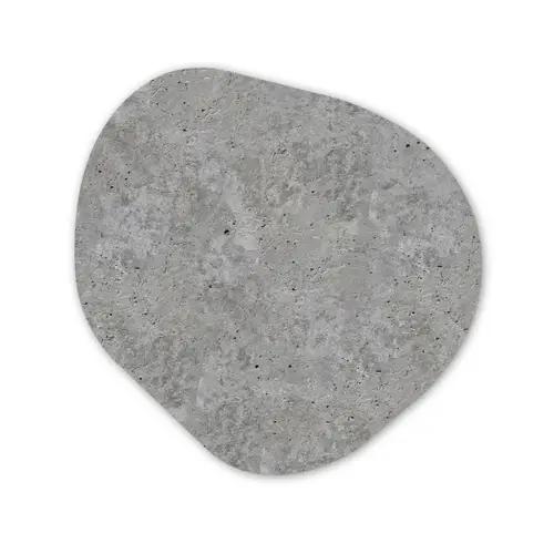 Patroon - Cement - Beton Wandcirkel Organisch Forex 3mm klein 629 -3d