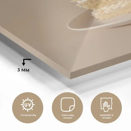 Vanilletaart - Cake - Romig plexiglas 5mm klein -sfeer2