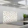 Valentijn - Harten - Zwart - Wit keuken achterwand spatscherm klein 900 -3d_schuin