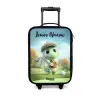 Golf - Dino - Groen Kinderkoffer - Zwart klein -3d