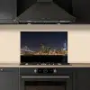 Verlichting - Hemel - Wolkenkrabbers - Skyline keuken achterwand spatscherm klein -sfeer1
