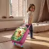 Paard - Bloemen - Vlinders Kinderkoffer - Roze klein -sfeer1