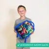 Zachte en bolle monsters Kinderrugzak - Blauw middel -sfeer1_NL