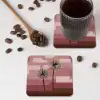 Illustratie - Bloemen - Vlakken - Abstract onderzetter kurk middel -sfeer2