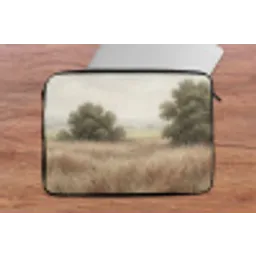Landschap - Minimalistisch - Beige laptophoes neopreen klein -tafel
