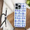Patroon - Huizen - Blauw Hoesje iPhone 16 Pro Max met koord klein 804 -sfeer4