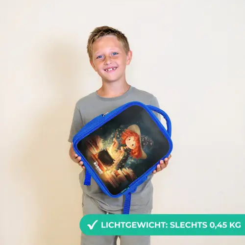 Heks met Sprankelende Toverdrank Kinderrugzak - Blauw middel -sfeer1_NL