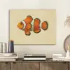 Vis - Oranje - Strepen PET vilt klein -sfeer1