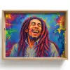 Regenboogkleuren - Man - schilderij Dienblad Rechthoek middel -z3d_shopping
