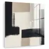 Zwart - Abstract - Japandi plexiglas 5mm klein -zzzproduct_nieuw