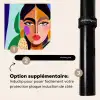 Portret - Vrouw - Modern Inductie beschermer vinyl 3mm middel -zzzzzzz-induclip_FR