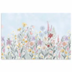 Weidebloemen - Illustratie - Kleurrijk poster papier klein -3d