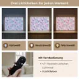Dromerig - Zeemeermin - Pastel Light Box met batterij (Wandlamp) middel 907 -USP_lichtkleurDE