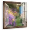 Doorkijk - Bloemen - Raam - Natuur plexiglas 5mm klein -zzzproduct_nieuw