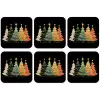 Kerstbomen - Kleurrijk - Lichtjes - Ster onderzetter kurk middel -zkaufland3dotto