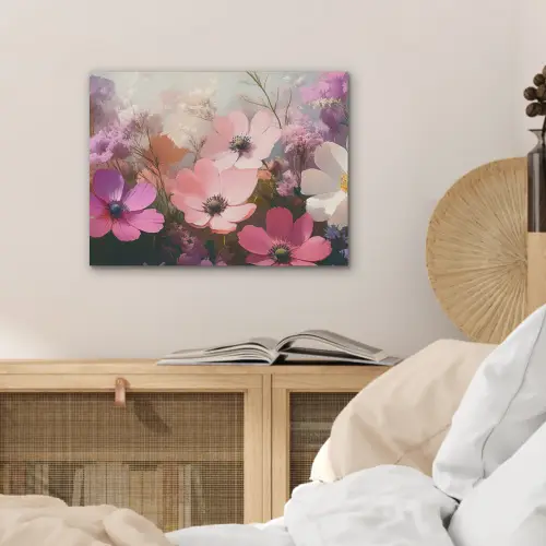 Bloemen - Kleurrijk - Bloei PET vilt klein -sfeer3