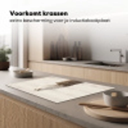 Sneeuwuil - Paal - Winter - Portret - Majestueus Inductie beschermer vinyl 3mm klein -sfeer1