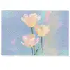 Tulpen - Roze accenten - Blauw Deurmat klein -zkaufland3d