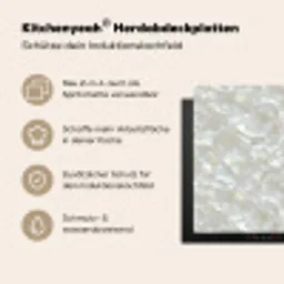 Parelmoerglans - Wit - Schelp Inductie beschermer vinyl 3mm middel 274 -zzzzzzusp-haakje_DE