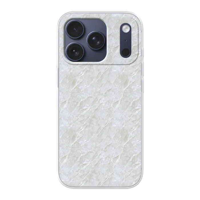 Oppervlakte - Textuur - Grijs Telefoonhoesje iPhone 17 Pro klein 878 -3d