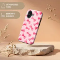 Strikken - Aquarel - Roze Toughcase MagSafe Apple iPhone 17 klein 1017 -USP_RandenV_DE