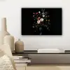 Bloemstuk - Vaas - Zwart canvas 2cm klein -sfeer6