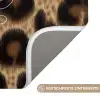 Luipaardprint - Bruin - Courage - Sierlijk Badmat klein -USP_AntislipDE