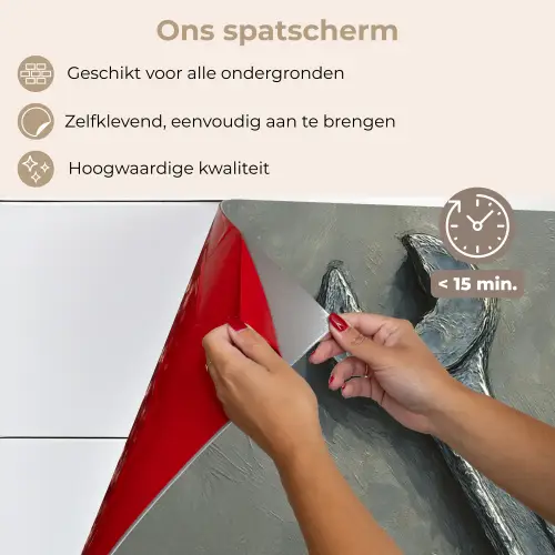 Steeksleutel - Schilderij - Gereedschap - Verf keuken achterwand spatscherm klein -spatscherm_NL