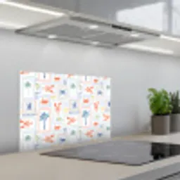 Italiaans - Zee - Sfeer - Krab - Multi keuken achterwand spatscherm klein 900 -3d_schuin