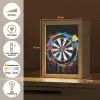 Graffiti - Sport - Darten - Dartbord Light Box met kabel (Tafellamp) klein -USP_NL