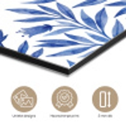 Modern - Vogels - Delfts - Blauw aluminium wit klein -closeup_NL