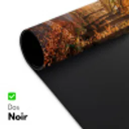 Bospad - Herfstbos - Bladeren - Oranje - Nostalgisch Muismat XXL klein -zsfeer2_frans