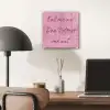 Eat me out don't stress me out - Roze - Handgeschreven plexiglas 5mm klein -sfeer6