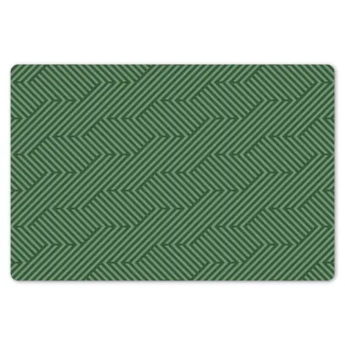Groen - Strepen - Patroon Placemat vinyl groot 368 -zzsfeer1_Kitchenyeah-website