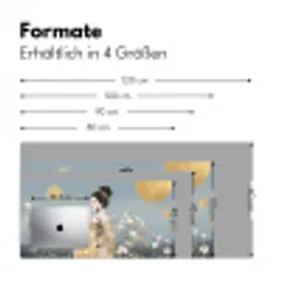 Aziatisch - Vrouw - Kimono Muismat XXL klein -ysfeer5_duits