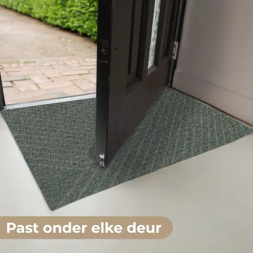 Lijnen - Abstract - Groen - Minimalistisch Deurmat klein -USP_NL